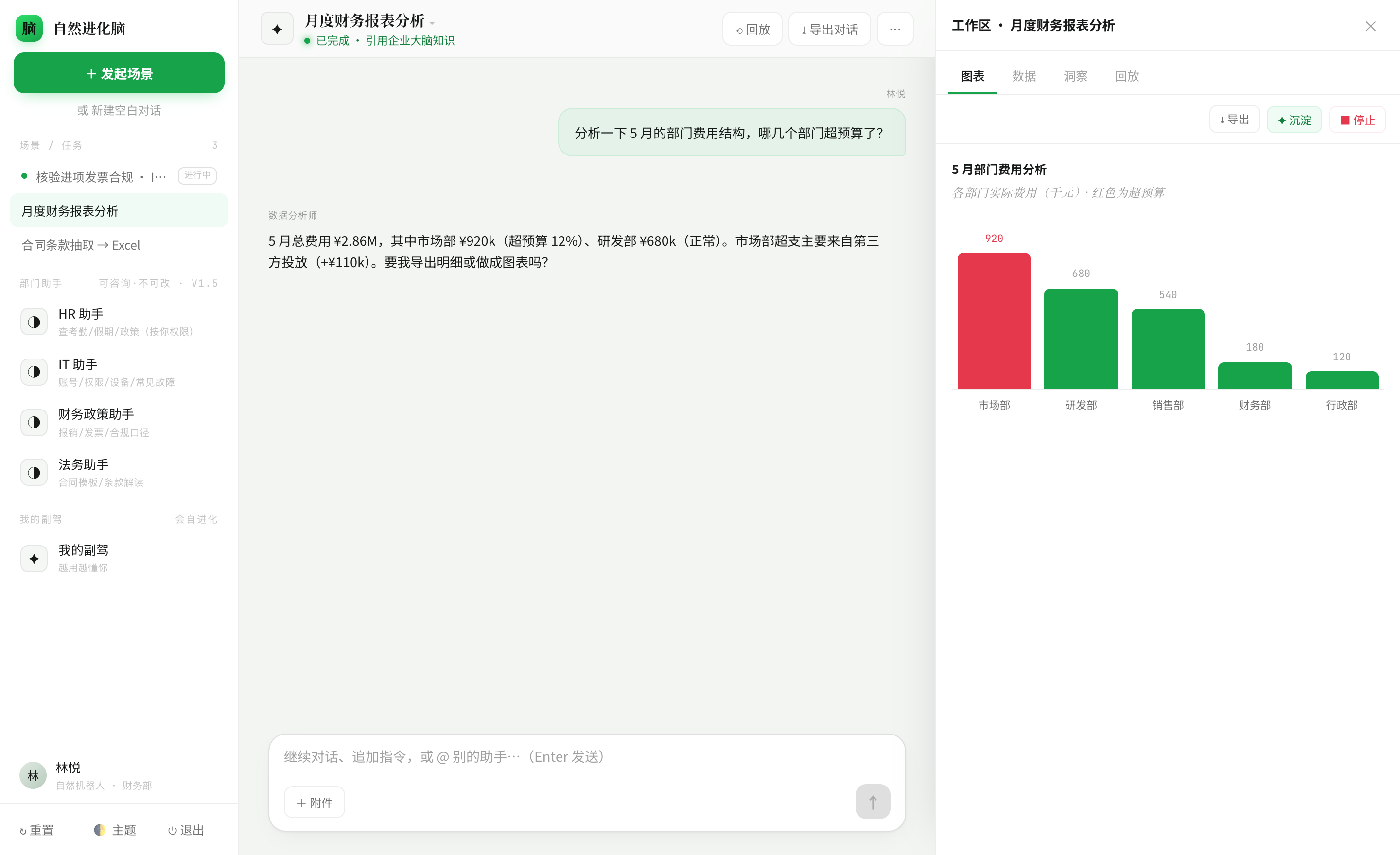 自然进化脑 · 数据分析